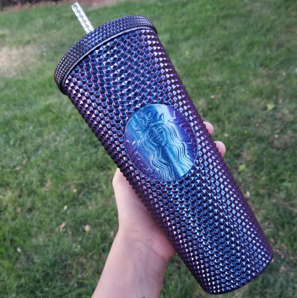 🆕️Starbucks, Custom, Duochrome Studded Tumbler - Picture 2 of 14